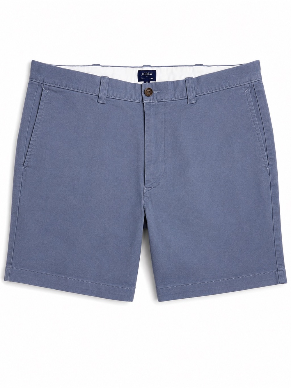 J.Crew Men's 7" Chino Shorts Slate Blue Size 36 NWT Flat Front